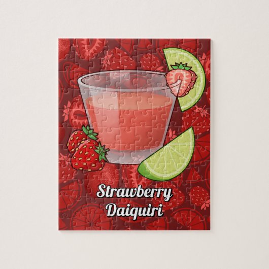 Strawberry Daiquiri Jigzaag Puzzle Legpuzzel (Verticaal)
