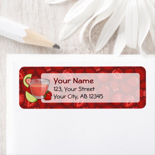 Strawberry Daiquiri Label (Insitu)