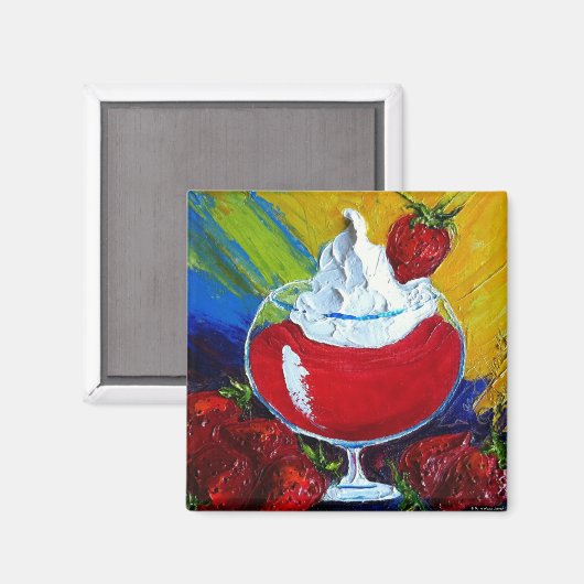 Strawberry Daiquiri Magnet (Voorkant / Achterkant)