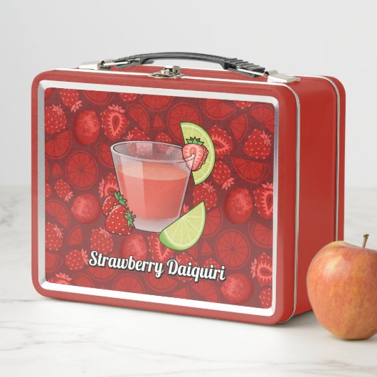 Strawberry Daiquiri Metal Lunch Box (In situ)