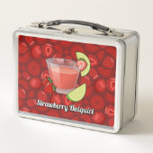 Strawberry Daiquiri Metalen Lunchbox (Voorkant)