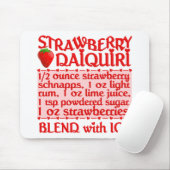 Strawberry Daiquiri mousepad Muismat (Met muis)