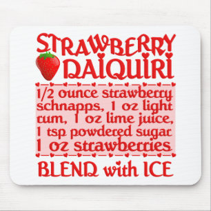 Strawberry Daiquiri mousepad Muismat