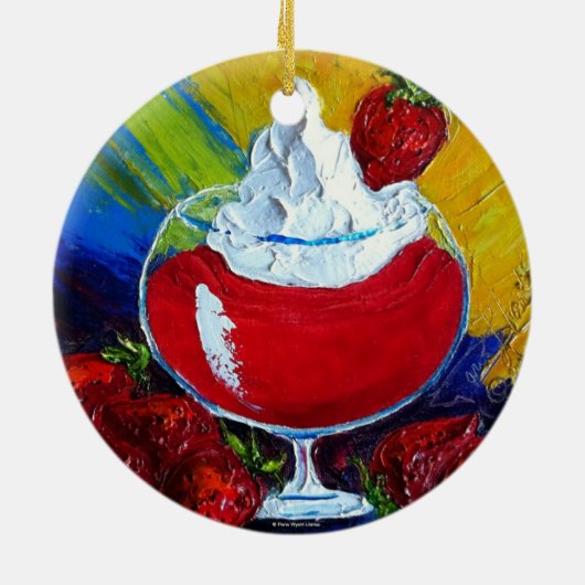 Strawberry Daiquiri Ornament (Achterkant)