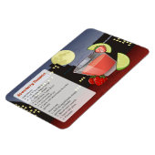 Strawberry Daiquiri Recipe Magneet (Linkerzijde)