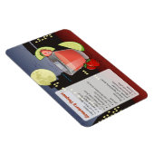 Strawberry Daiquiri Recipe Magneet (Rechterzijde)