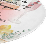 Strawberry Daiquiri Recipe Personalized Snijplank (Hoek)