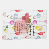 Strawberry Daiquiri Recipe Personalized Theedoek (Horizontaal)