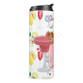 Strawberry Daiquiri Recipe Personalized Thermosbeker (Gedraaid links)