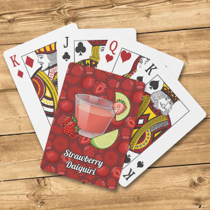 Strawberry Daiquiri-speelkaarten Pokerkaarten