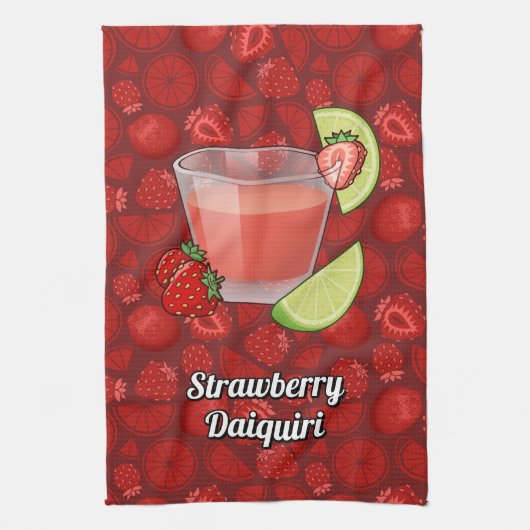 Strawberry Daiquiri Towel Theedoek (Verticaal)