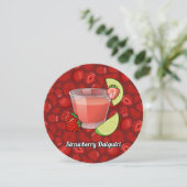 Strawberry Daiquiri Uitnodiging (Staand voorkant)