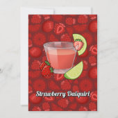 Strawberry Daiquiri Uitnodiging (Voorkant)