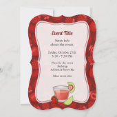 Strawberry Daiquiri Uitnodiging (Achterkant)