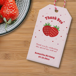 Strawberry Dank je Cadeaulabel