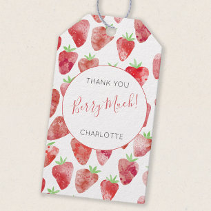 Strawberry Dank je Cadeaulabel