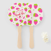 Strawberry Dank je Handwaaier (Voorkant en achterkant)