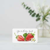 Strawberry Dank je Informatiekaartje (Staand voorkant)