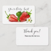Strawberry Dank je Informatiekaartje (Voorkant / Achterkant)
