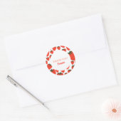 Strawberry Dank je Ronde Sticker (Envelop)