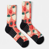Strawberry Delight Pattern Sokken (Rechts)