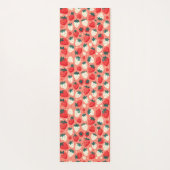 Strawberry Delight Pattern Yogamat (Achterkant)