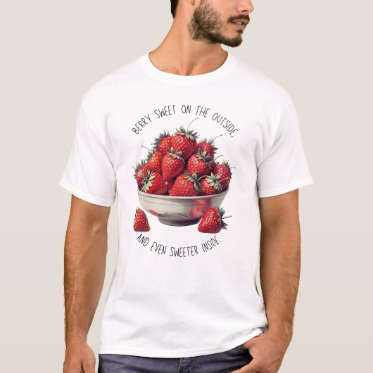 Strawberry Design - Berry zoeter binnen T-shirt (Voorkant)