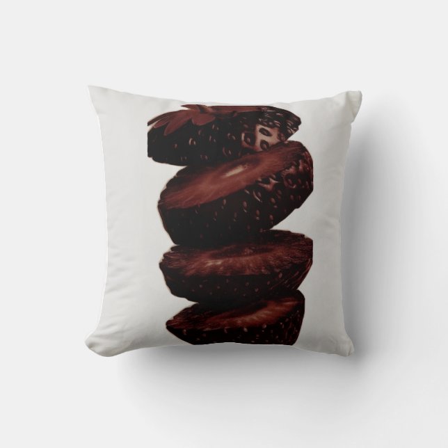 Strawberry Design Sierkussen – zacht en stijlvol (Voorkant)