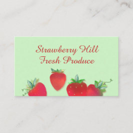 Strawberry Design Visitekaartje