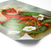Strawberry Dragon 4x6 Afdrukken Foto Afdruk (Hoek)