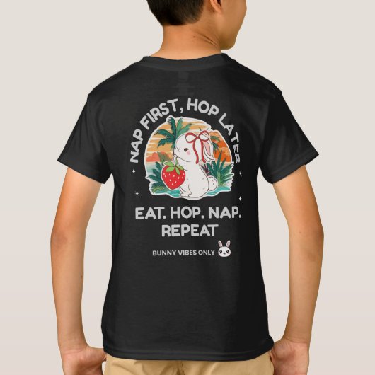 Strawberry Dream Bunny T-shirt (Achterkant)