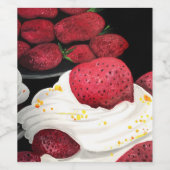 Strawberry Dream Wijn Etiket (Enkel label)