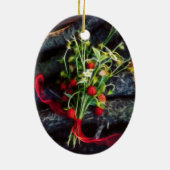 Strawberry Dreams Keramisch Ornament (Achterkant)