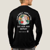 Strawberry Droom Konijn Tri-Blend Shirt (Achterkant volledig)