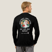 Strawberry Droom Konijn Tri-Blend Shirt (Achterkant)
