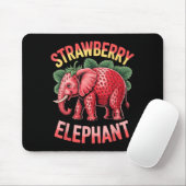 Strawberry Elephant Cute Meme Kids Italian Brainro Muismat (Met muis)