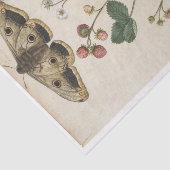 Strawberry en Emperor Moth door Jacques de Morgues Tissuepapier (Detail)