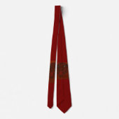 Strawberry Face Character Art Necktie Stropdas (Achterkant)