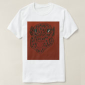 Strawberry Face Character Art  T-shirt (Design voorkant)