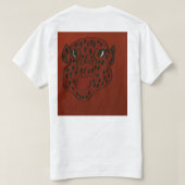 Strawberry Face Character Art  T-shirt (Design achterkant)