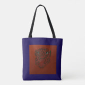 Strawberry Face Character Art  Tote Bag (Achterkant)
