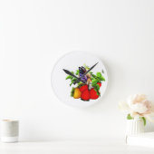 Strawberry Fairy Clock Ronde Klok (Huis)