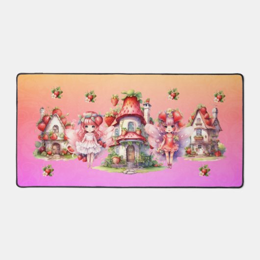 Strawberry Fairy Village Bureaumat (Voorkant)