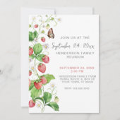 Strawberry Family reünie uitnodiging (Voorkant)