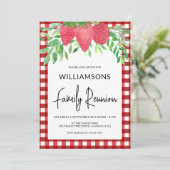 Strawberry Family Reunion Kaart (Staand voorkant)