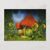 Strawberry fantasy house briefkaart (Voorkant)