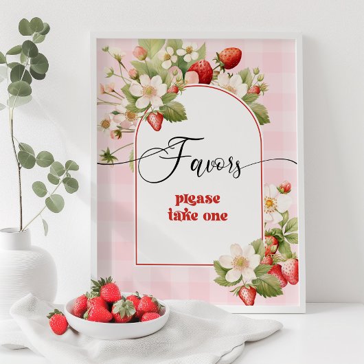 Strawberry Favors neem er alsjeblieft een Poster