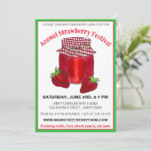 Strawberry Festival Berry Boerderij Berries Jam Su Kaart (Staand voorkant)