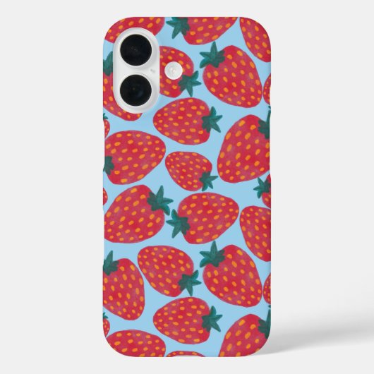 Strawberry Field Blue Case-Mate iPhone Case (Achterkant)