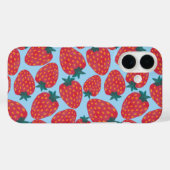 Strawberry Field Blue Case-Mate iPhone Case (Achterkant (horizontaal))